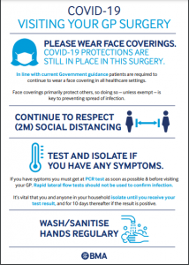 Guidelines when visiting the surgery « South Street Surgery