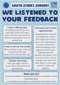 Welistenedtoyourfeedbackposter